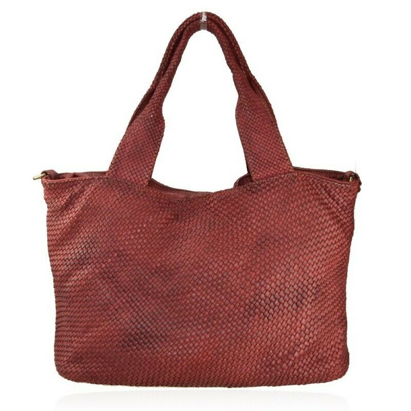 BZNA Bag Sana Rot Italy Designer Damen Handtasche Schultertasche Tasche - B Z N A