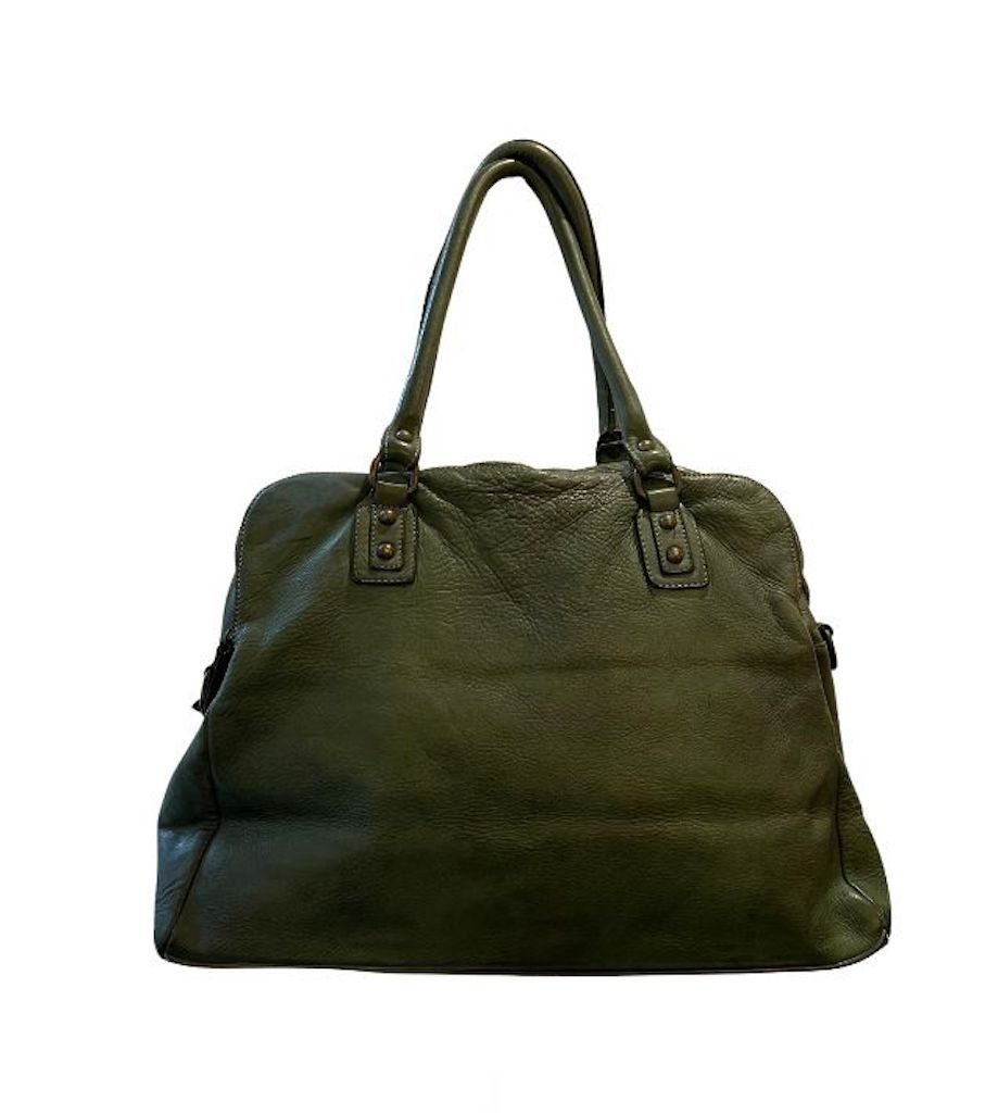 BZNA Bag Lue Grün Italy Designer Messenger Damen Handtasche Schultertasche Shopper - B Z N A