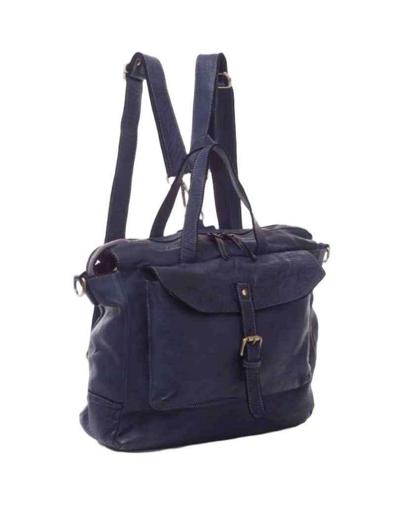 BZNA Bag Rucksack Smilla Blau Backpacker Designer Rucksack Damenhandtasche Schultertasche