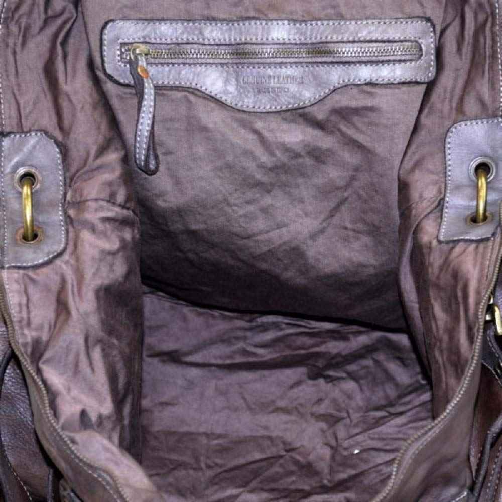 BZNA Bag Joe Braun Italy Designer Weekender Damen Reise Tasche Handtasche Schultertasche Leder Shopper Neu