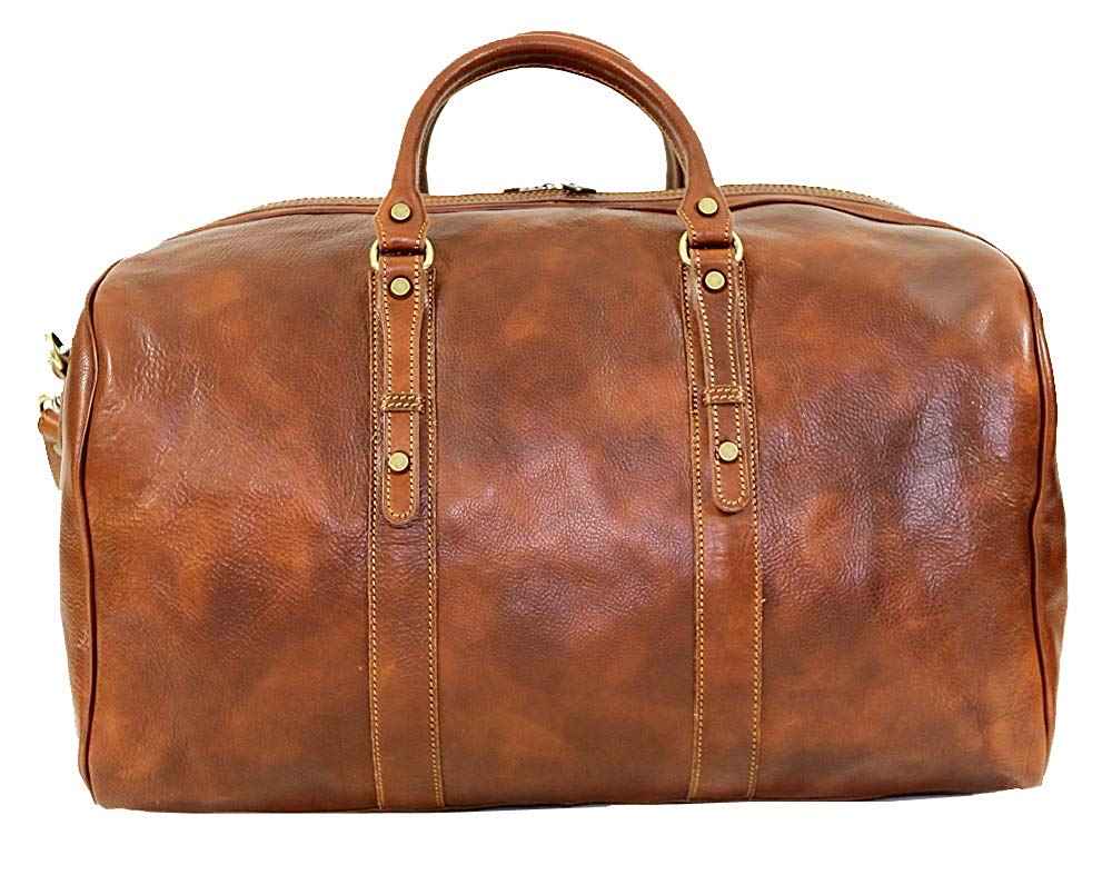 BZNA Firenze Bag Nicola Grande cognac Weekender Reisetasche Business Bag Italy Handtasche Tasche Leder Neu