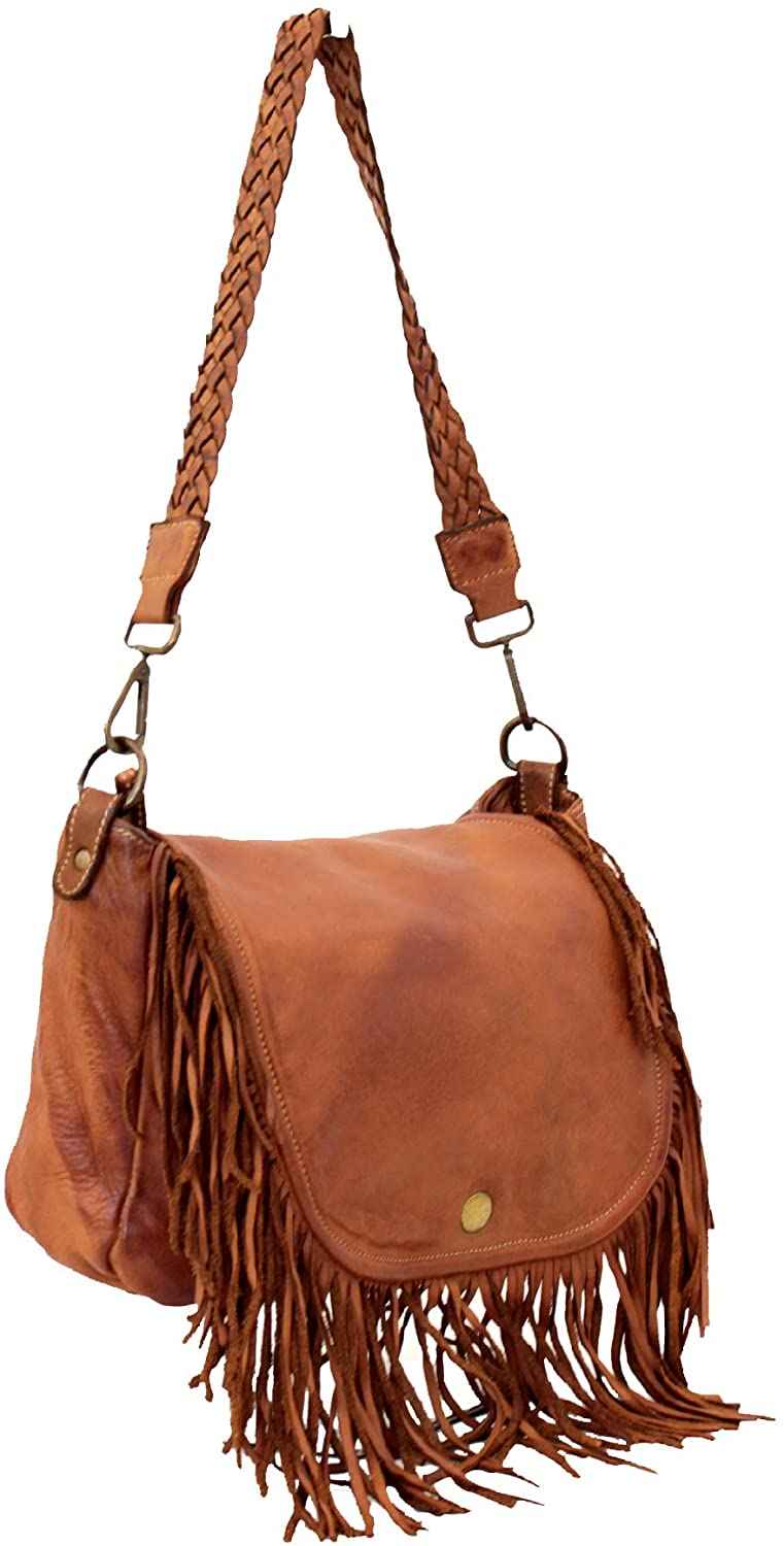 BZNA Bag Bari blau Italy Designer Damen Handtasche Ledertasche Schultertasche Tasche Leder Shopper Neu