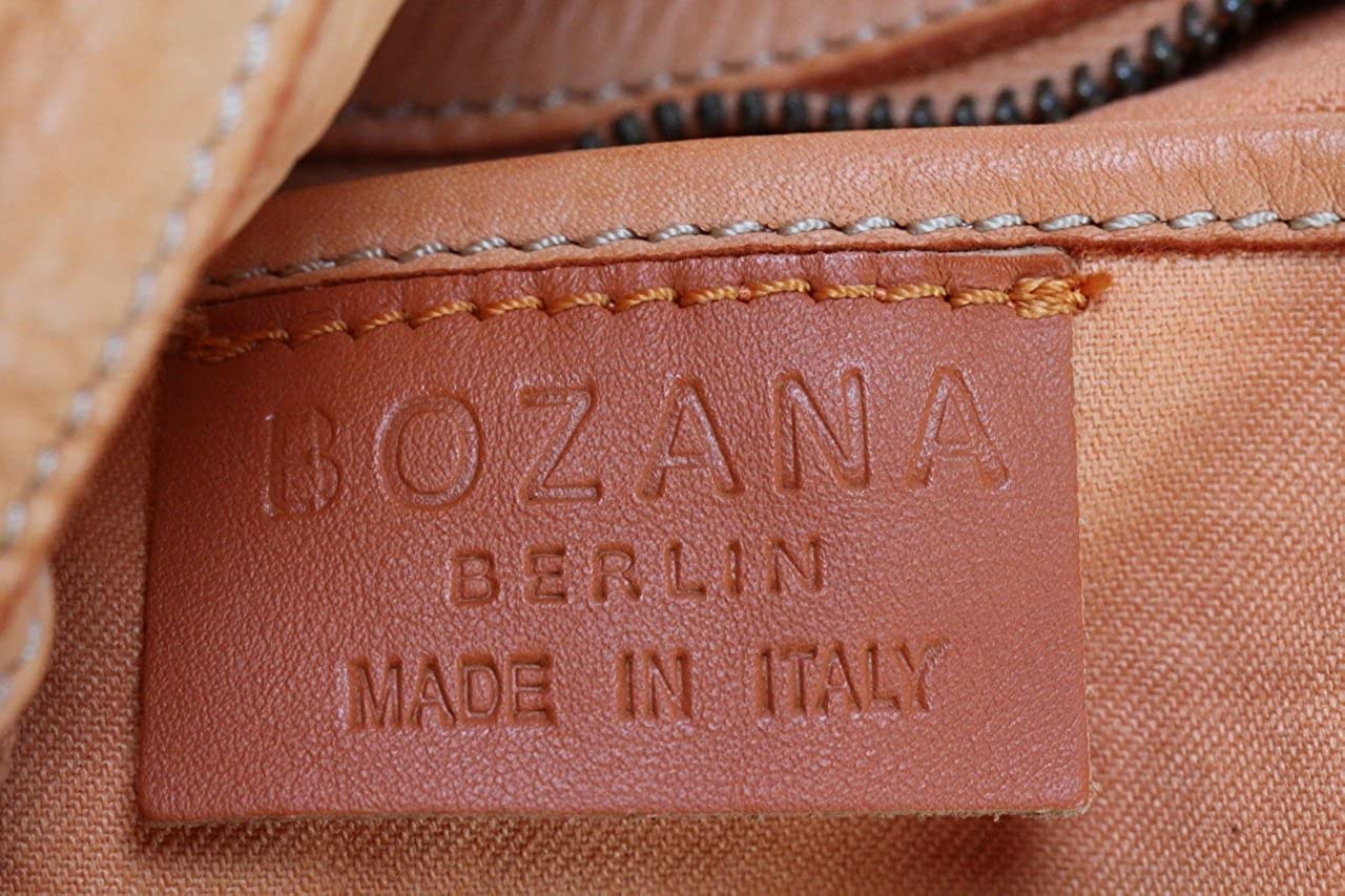 BZNA Bag Tia helles ausgewaschenes Orange Italy Designer Damen Handtasche Schultertasche Tasche Leder Shopper Neu - B Z N A