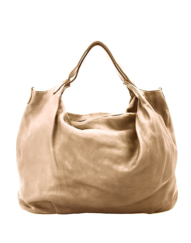 BZNA Bag Elia Taupe Italy Designer Shopper Handtasche Schultertasche Tasche Leder Neu - B Z N A