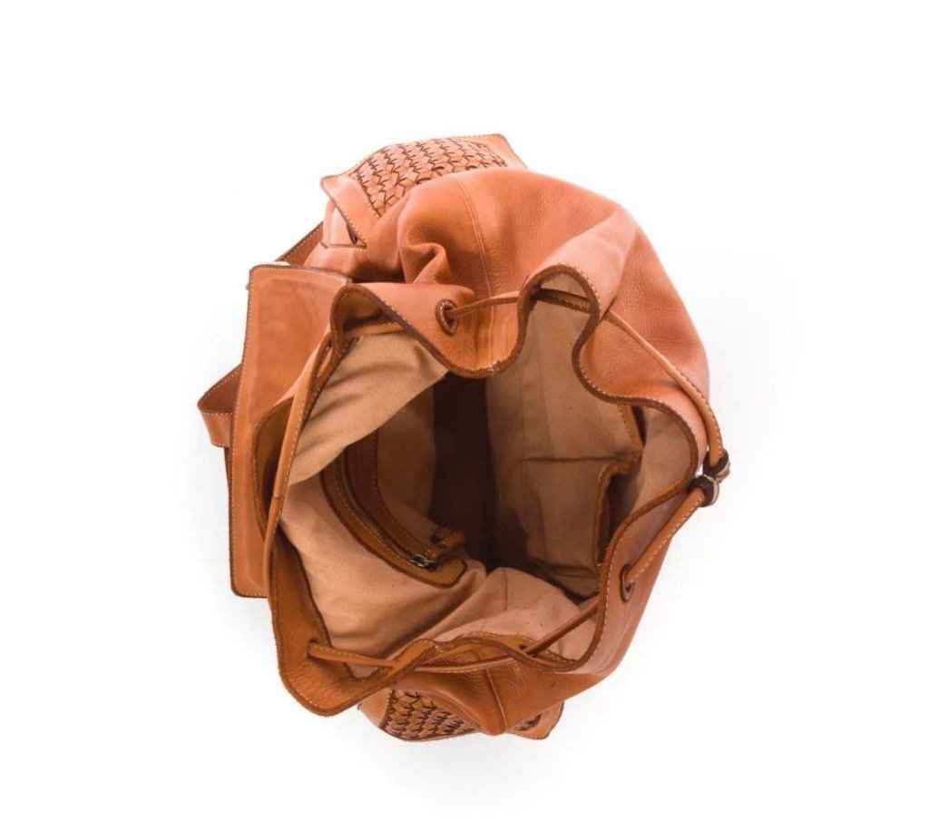 BZNA Bag Emely Braun Backpacker Designer Rucksack Damentasche Schultertasche
