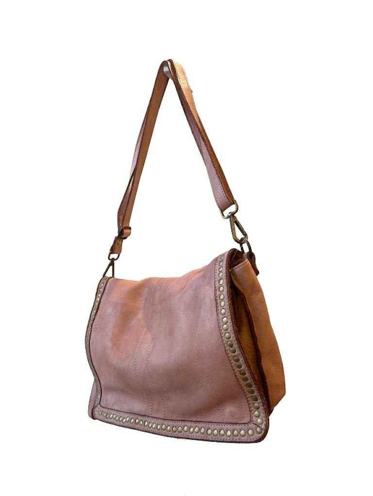 BZNA Bag Gil Taupe Italy Designer Clutch Umhängetasche Damen Handtasche Schultertasche Tasche Leder Shopper Neu