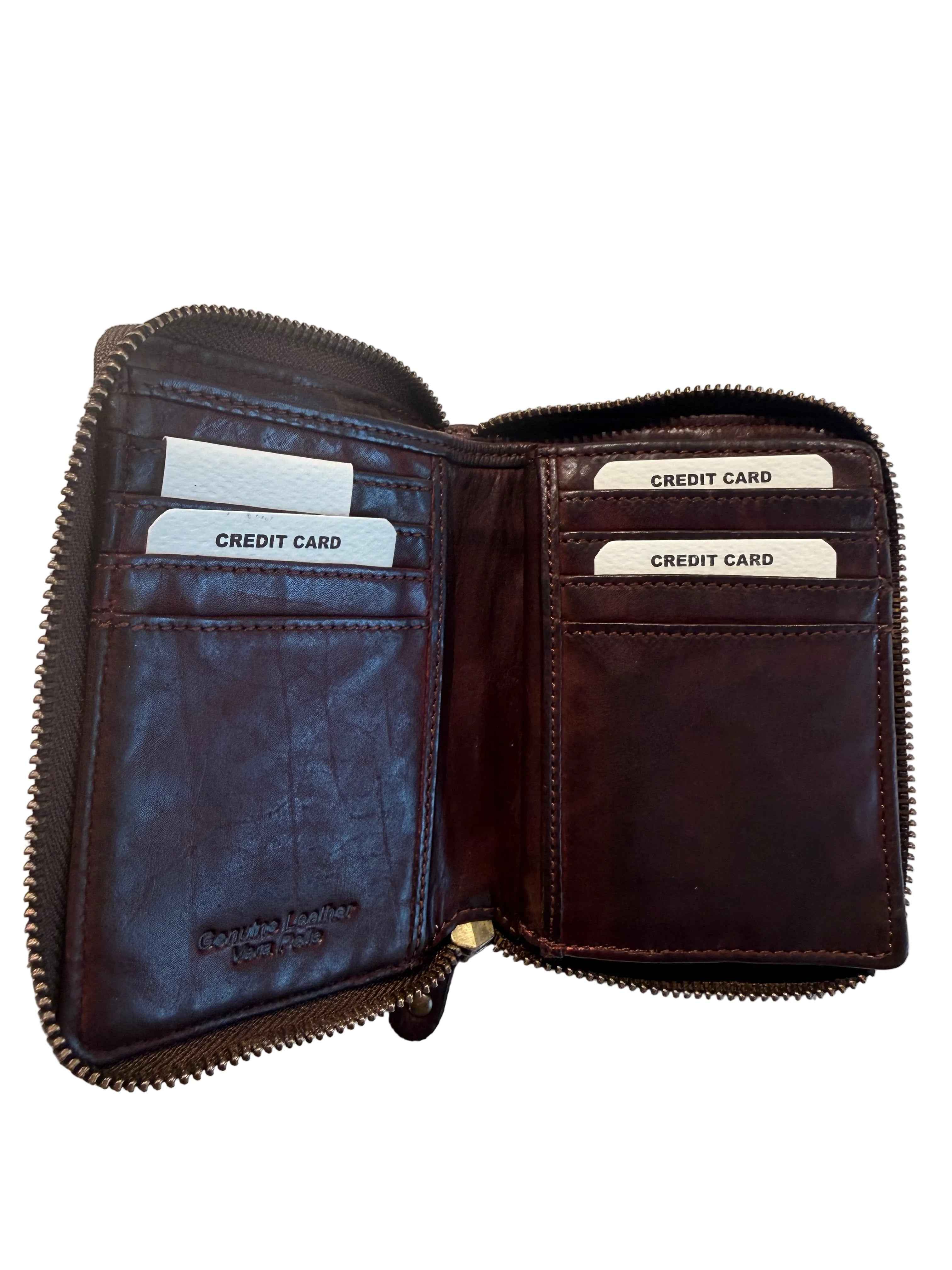 BZNA Berlin Walli221 Wallet Clutch Leather Leder Portemonnaie Geldbörse Neu