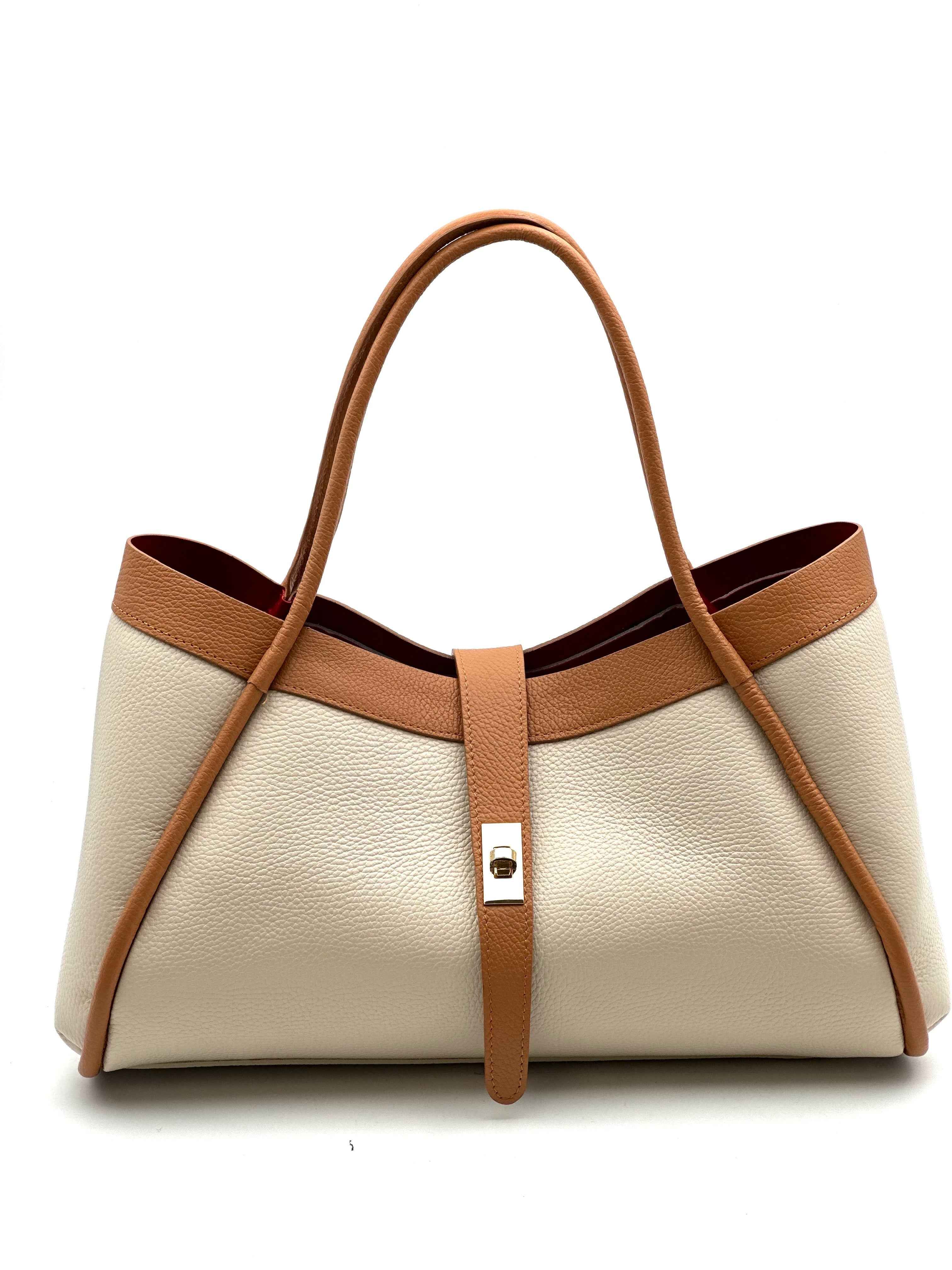 BZNA Bag Funny Beige  / Cucio Damen Handtasche Schultertasche Tasche (Kopie 2)