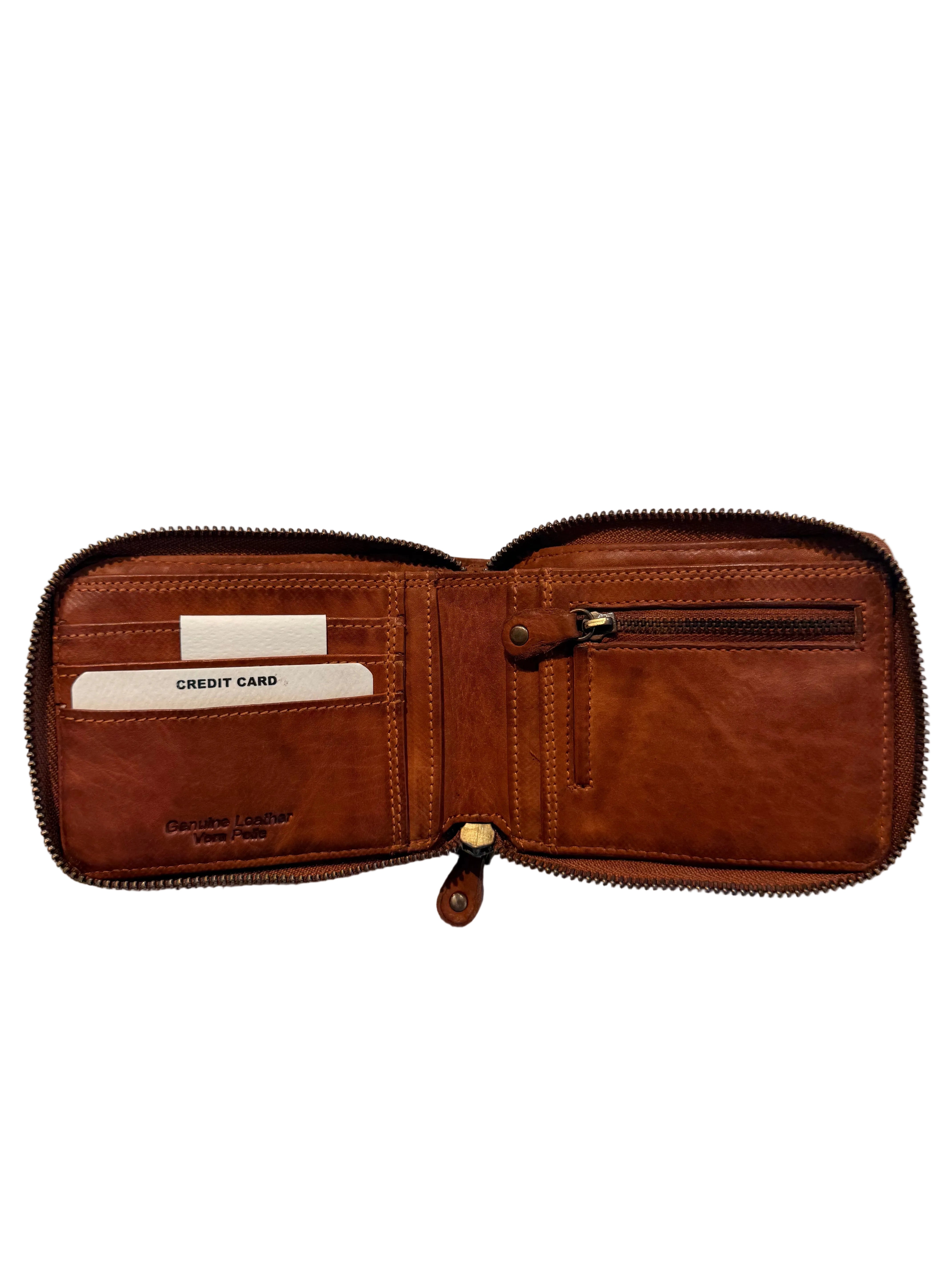 BZNA Berlin Benno872 Wallet Clutch Leather Leder Portemonnaie Geldbörse Neu - B Z N A
