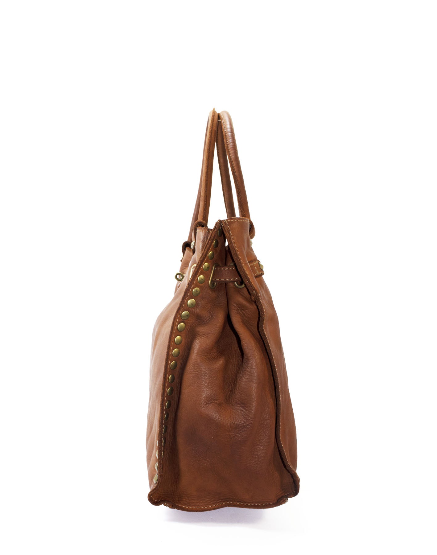 BZNA Isa Grün vintage Italy Designer Business Damen Handtasche Ledertasche - B Z N A