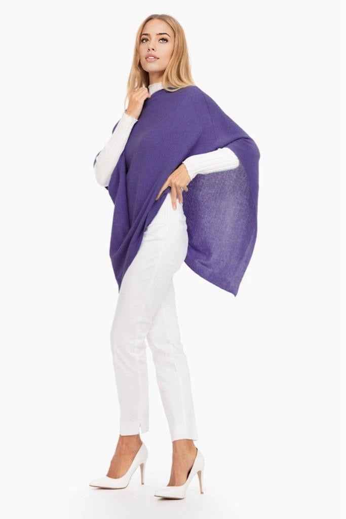 BZNA Strickponcho in vielen Farben Cashmere Poncho - Poncho mit Kaschmir MADE IN ITALY (Kopie)