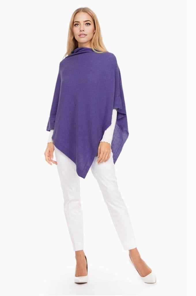 BZNA Strickponcho in vielen Farben Cashmere Poncho - Poncho mit Kaschmir MADE IN ITALY