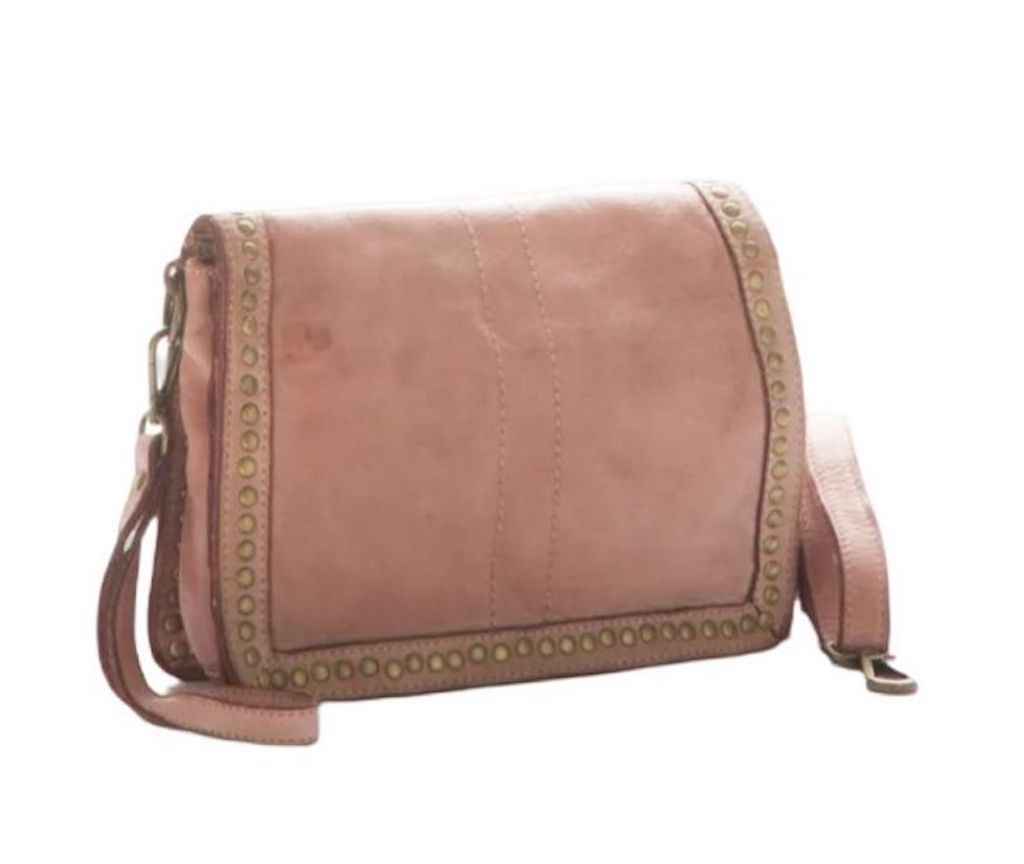 BZNA Bag Gil Rosa Italy Designer Clutch Umhängetasche Damen Handtasche Schultertasche Tasche Leder Shopper Neu