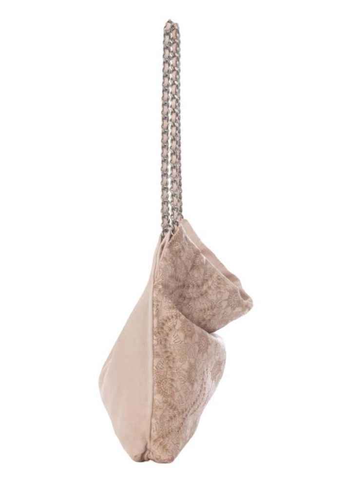 BZNA Umhängetasche Santi Beige Designer Beutel Handtasche Schultertasche