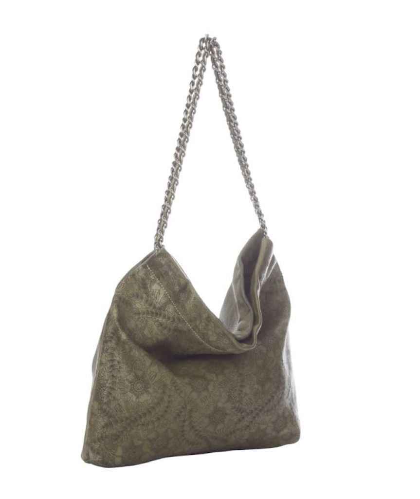 BZNA Umhängetasche Santi Grün Designer Beutel Handtasche Schultertasche