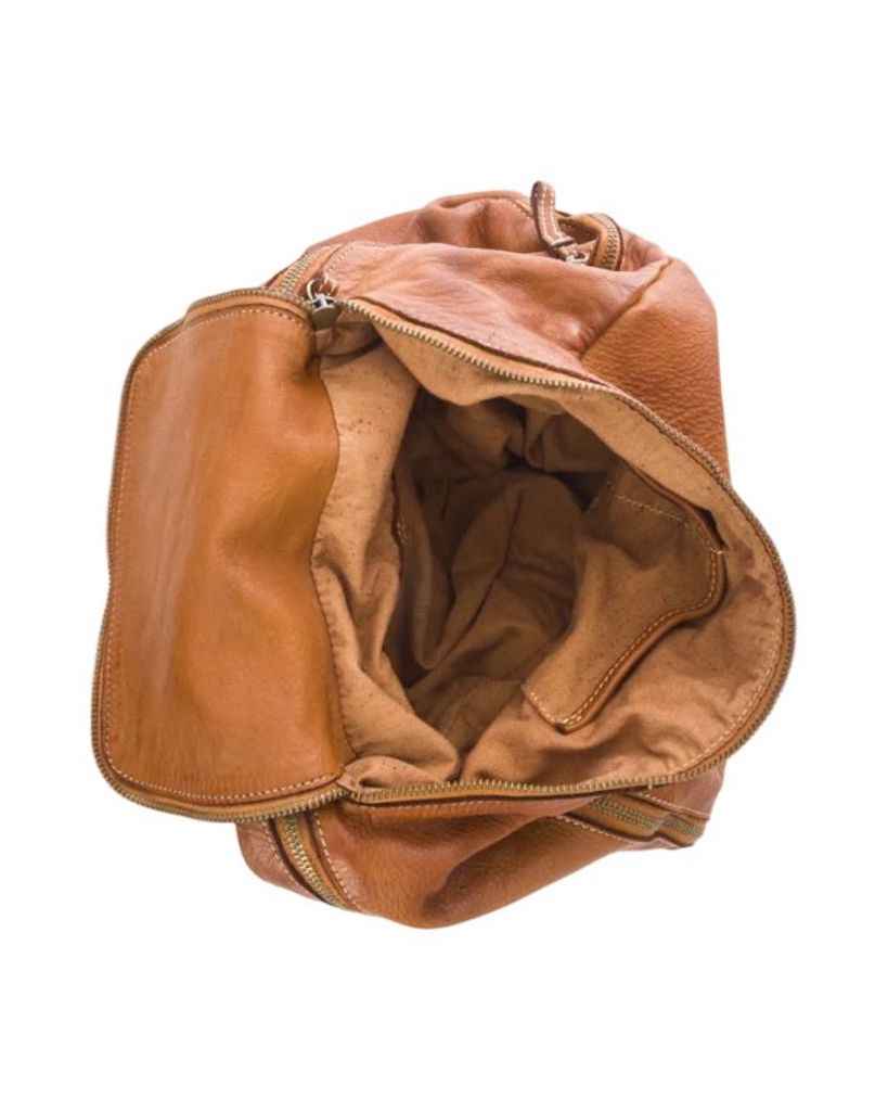 BZNA Bag Ben Cognac Backpacker Designer Rucksack Damenhandtasche Schultertasche