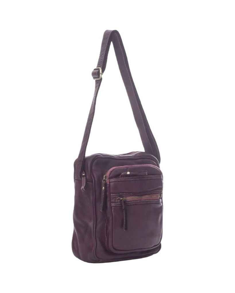 BZNA Bag Dejan Bordeaux Italy Designer Unisex Gürteltasche Umhängetasche Fanny Bag