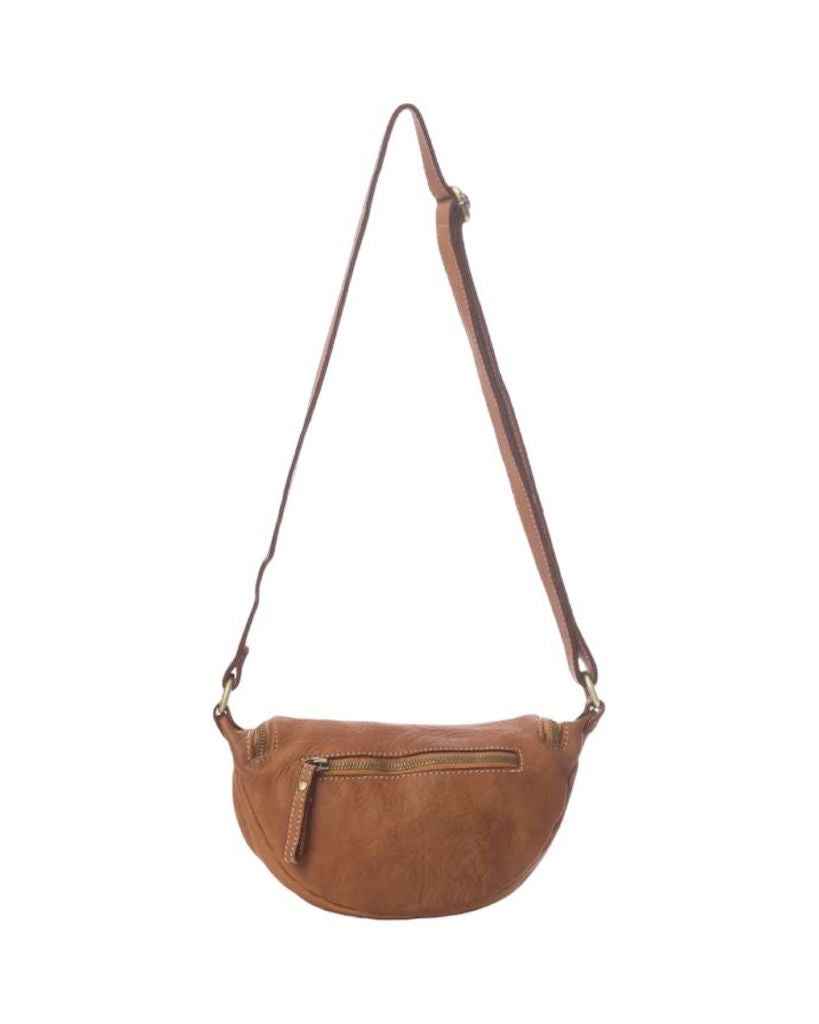 BZNA Bag Jutia Petrol Italy Designer Umhängetasche Fanny Bag Schultertasche Tasche Leder Neu