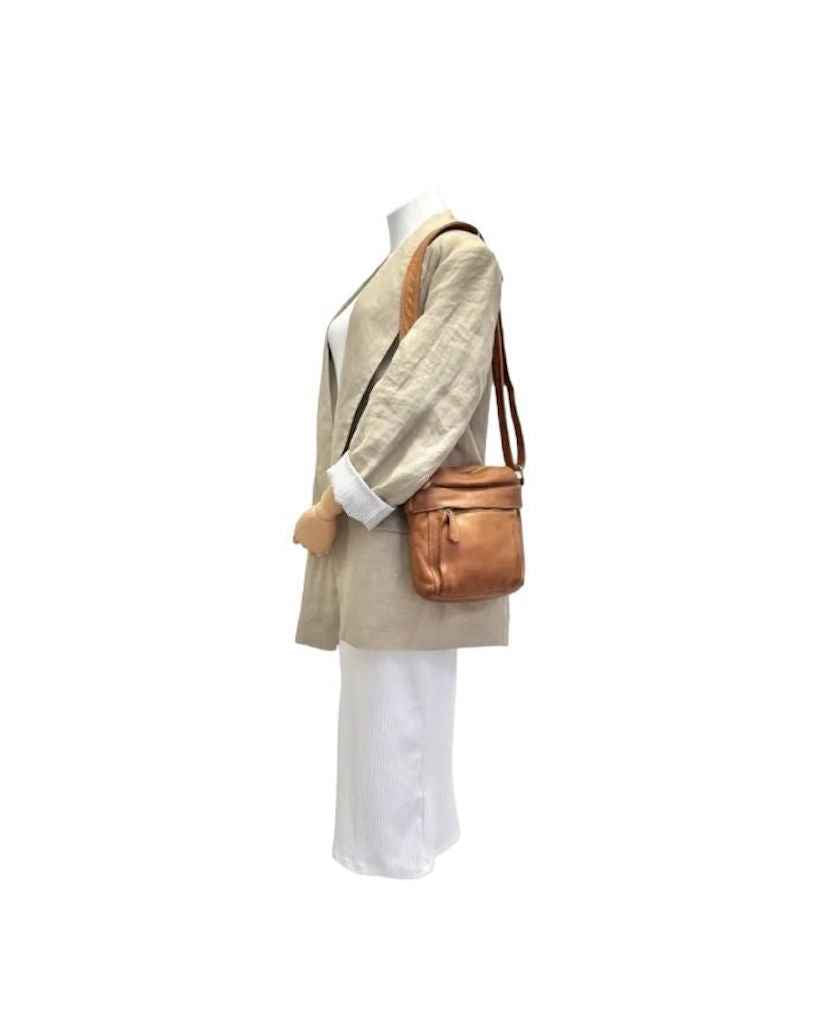 BZNA Bag Damla Gelb Italy Designer Unisex Gürteltasche Umhängetasche Fanny Bag