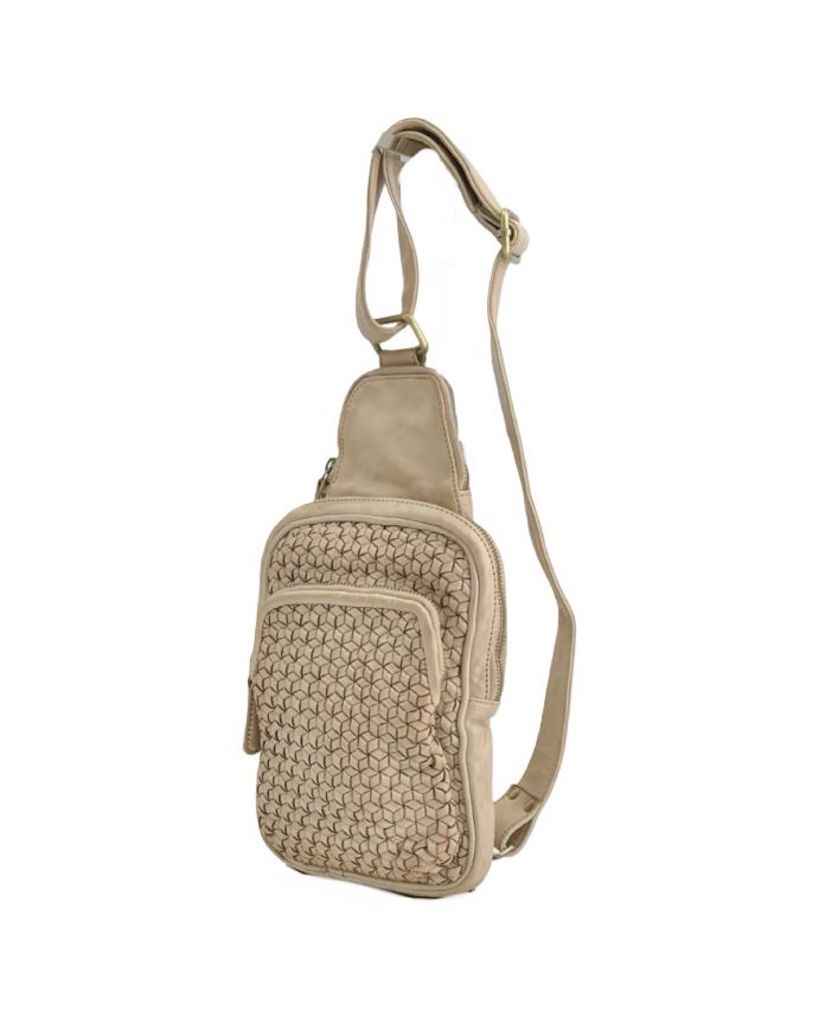 BZNA Bag Sahra Beige Italy Designer Gürteltasche Bauchtasche Fanny Bag