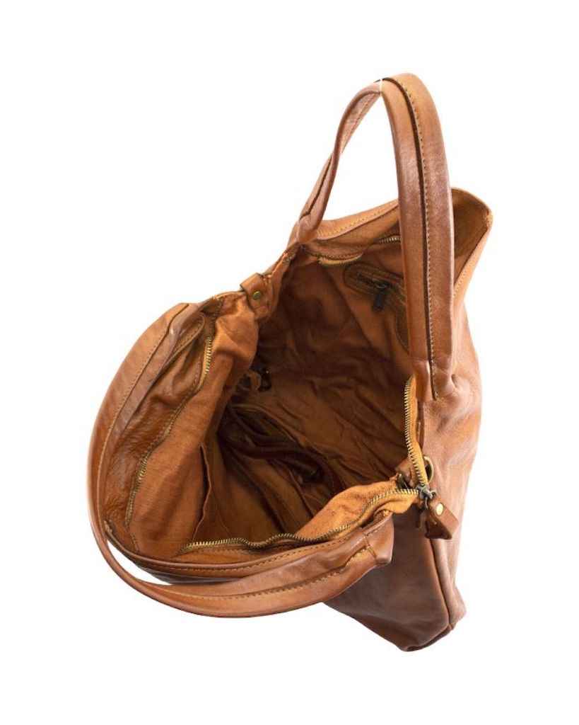 BZNA Bag Bella Blau Italy Designer Handtasche Schultertasche Tasche Leder Neu