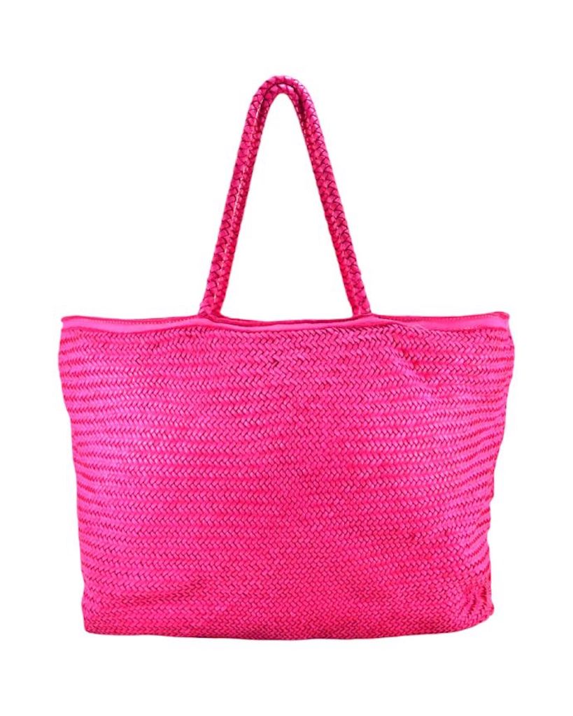 BZNA Bag Jasmina Pink Italy Damen Shopper Handtasche Schultertasche Tasche Leder - B Z N A