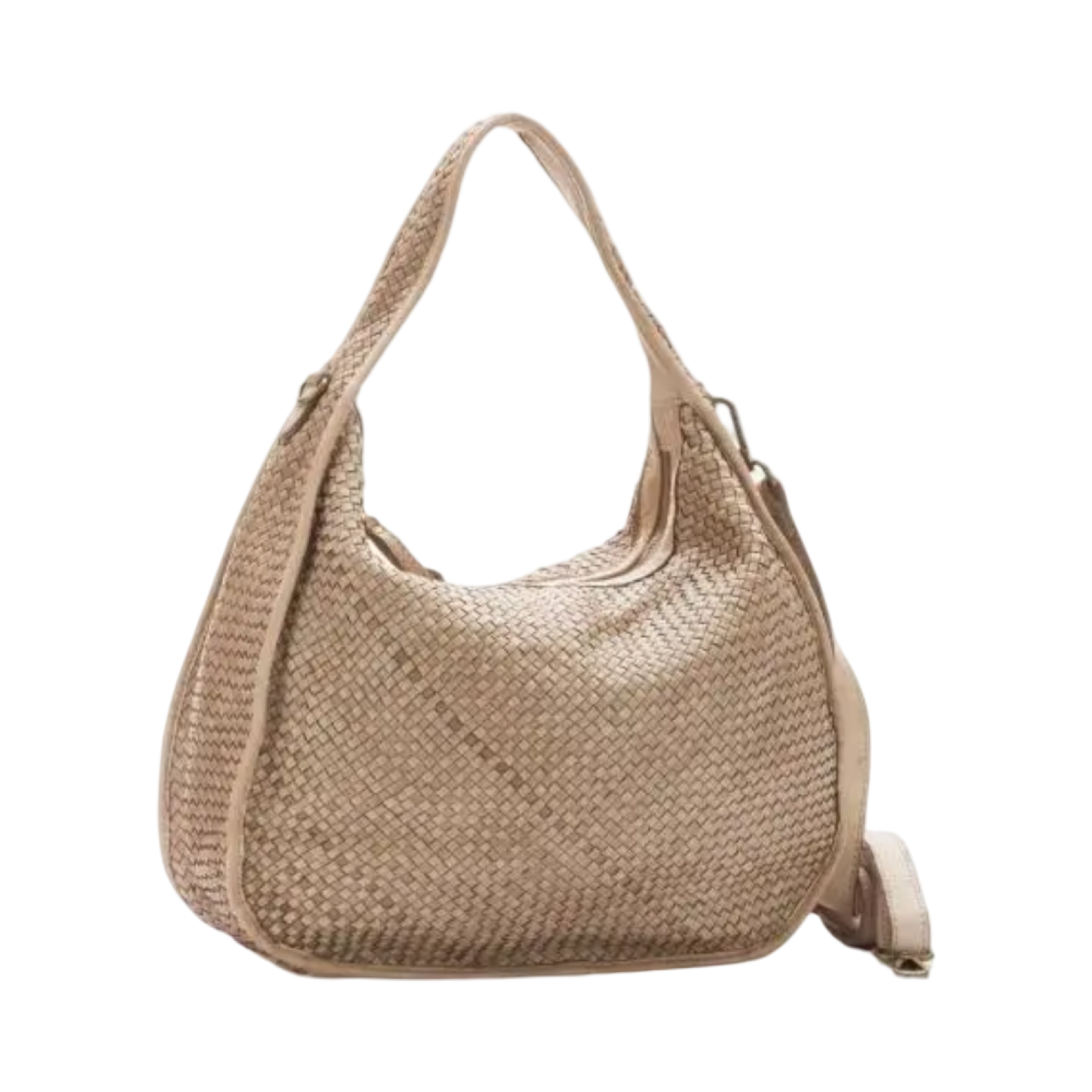 BZNA Bag Sanna Beige Italy Designer Damen Handtasche Schultertasche Tasche Leder