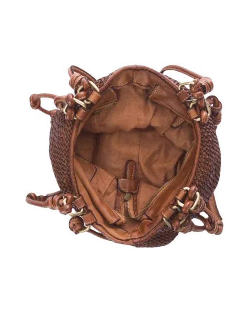 BZNA Umhängetasche Sienna Schwarz Designer Beutel Handtasche Schultertasche