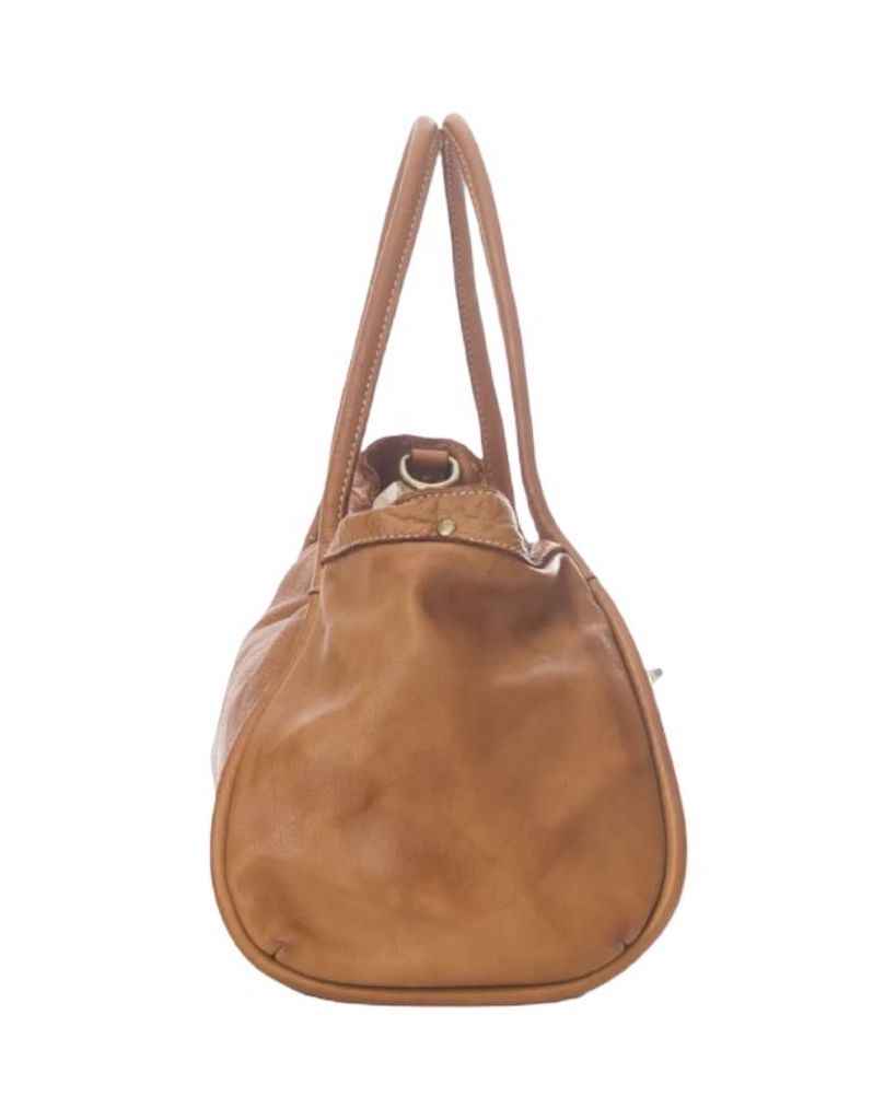 BZNA Bag Flora Petrol Italy Designer Damen Handtasche Schultertasche Tasche Leder Neu