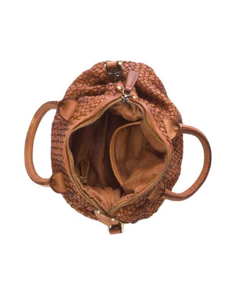 BZNA Bag Bianca Petrol Italy Designer Damen Handtasche Schultertasche Tasche