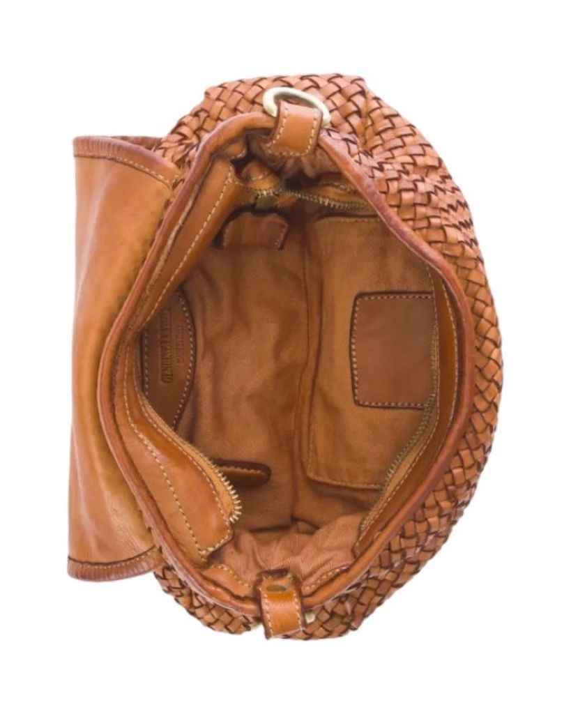 BZNA Bag Clara Bordeaux Italy Damen Handtasche Schultertasche Tasche Leder