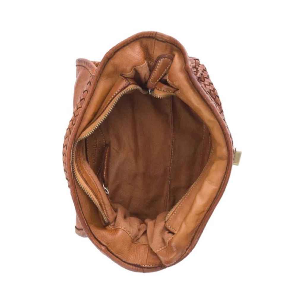 BZNA Bag Trixie Gelb Italy Damen Handtasche Schultertasche Tasche Leder