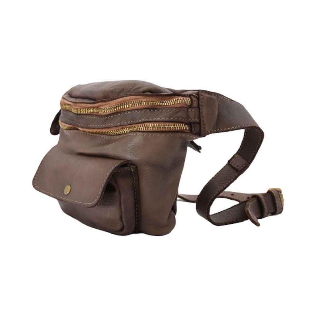 BZNA Bag Gin Schwarz italy Designer Gürteltasche Bauchtasche Fanny Bag Umhängetasche Schultertasche Tasche Leder Shopper Neu