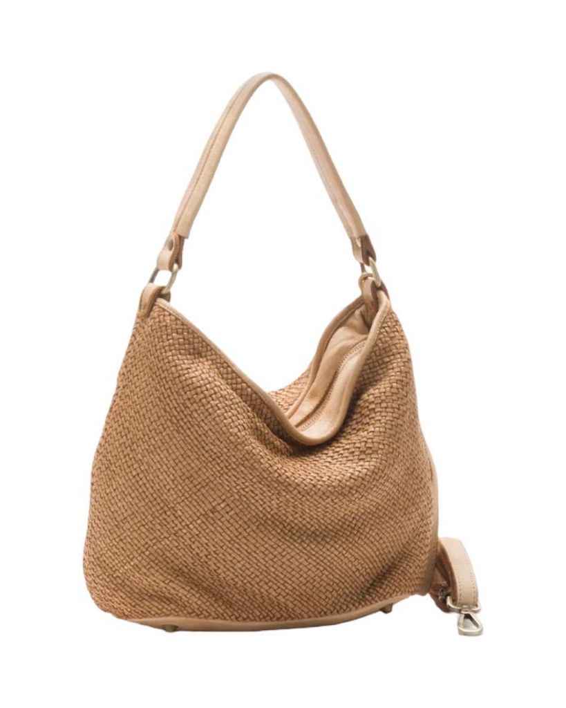 BZNA Bag Sophia Beige Italy Designer Beutel Umhängetasche Damen Handtasche