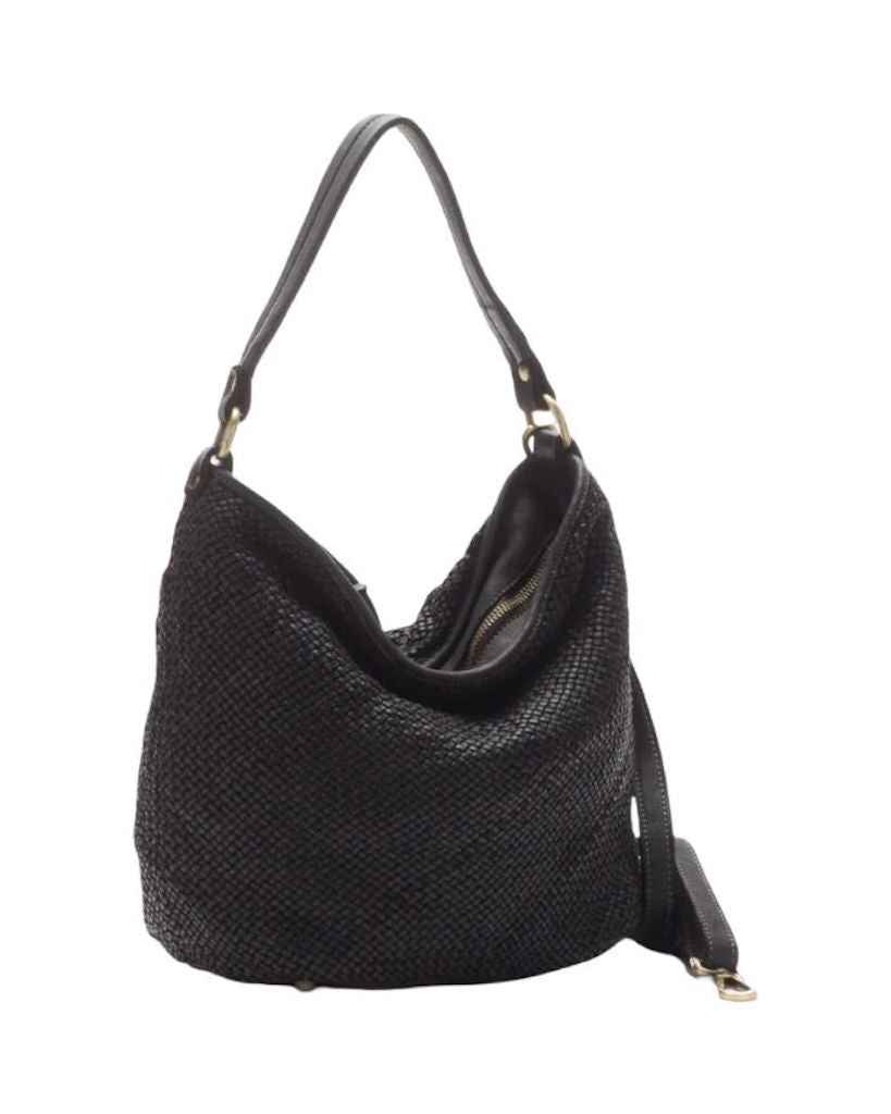 BZNA Bag Sophia Braun Italy Designer Beutel Umhängetasche Damen Handtasche