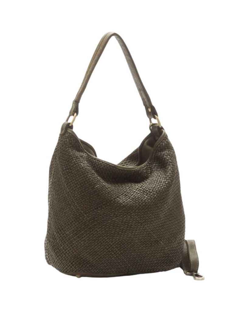 BZNA Bag Sophia Grün Italy Designer Beutel Umhängetasche Damen Handtasche