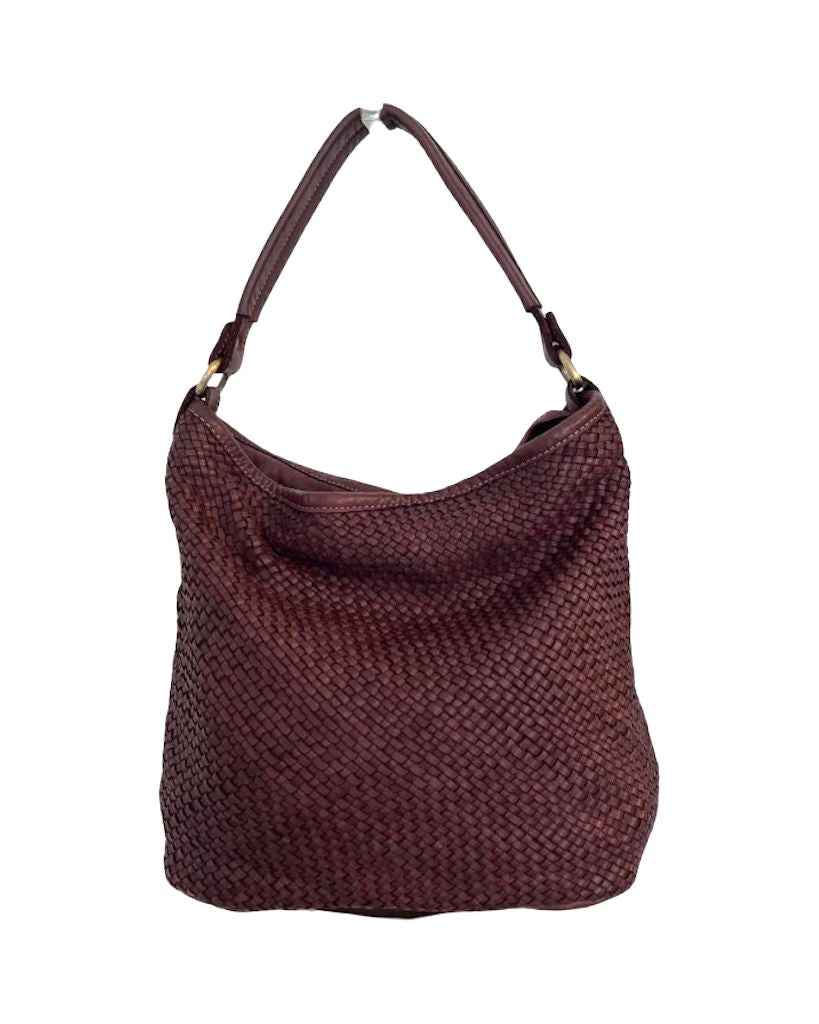 BZNA Bag Sophia Bordeaux Italy Designer Beutel Umhängetasche Damen Handtasche