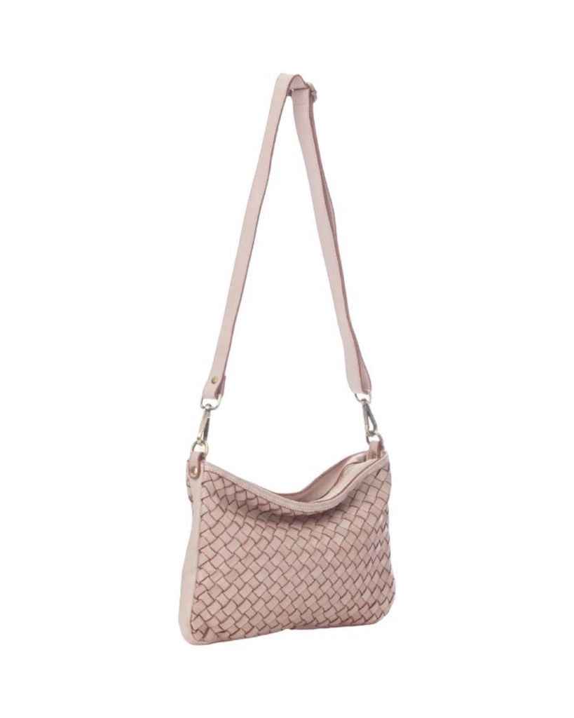 BZNA Bag Emma Rose Italy Designer Clutch Umhängetasche Ledertasche Schultertasche Tasche Leder Neu
