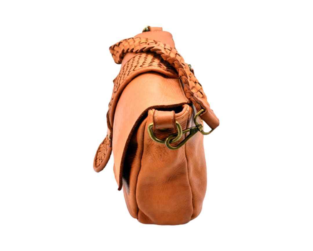 BZNA Bag Rada Braun Italy Damen Handtasche Schultertasche Tasche Leder