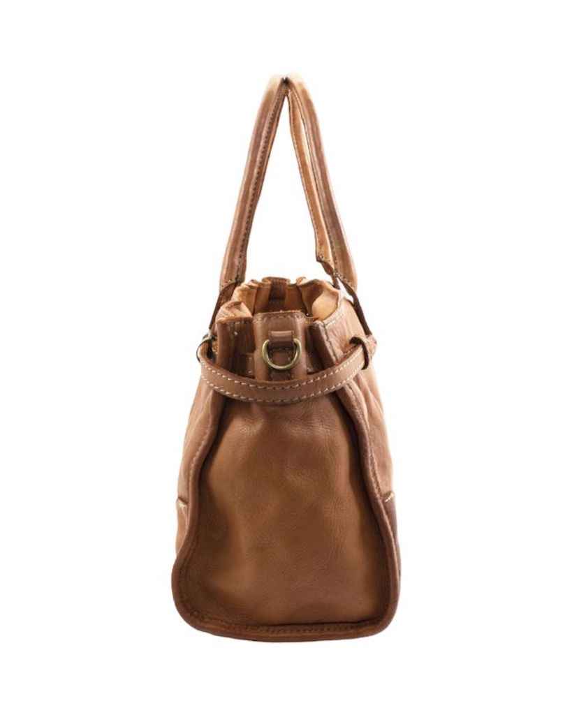 BZNA Bag Kyla Grau Italy Designer Damen Handtasche Schultertasche Tasche Leder