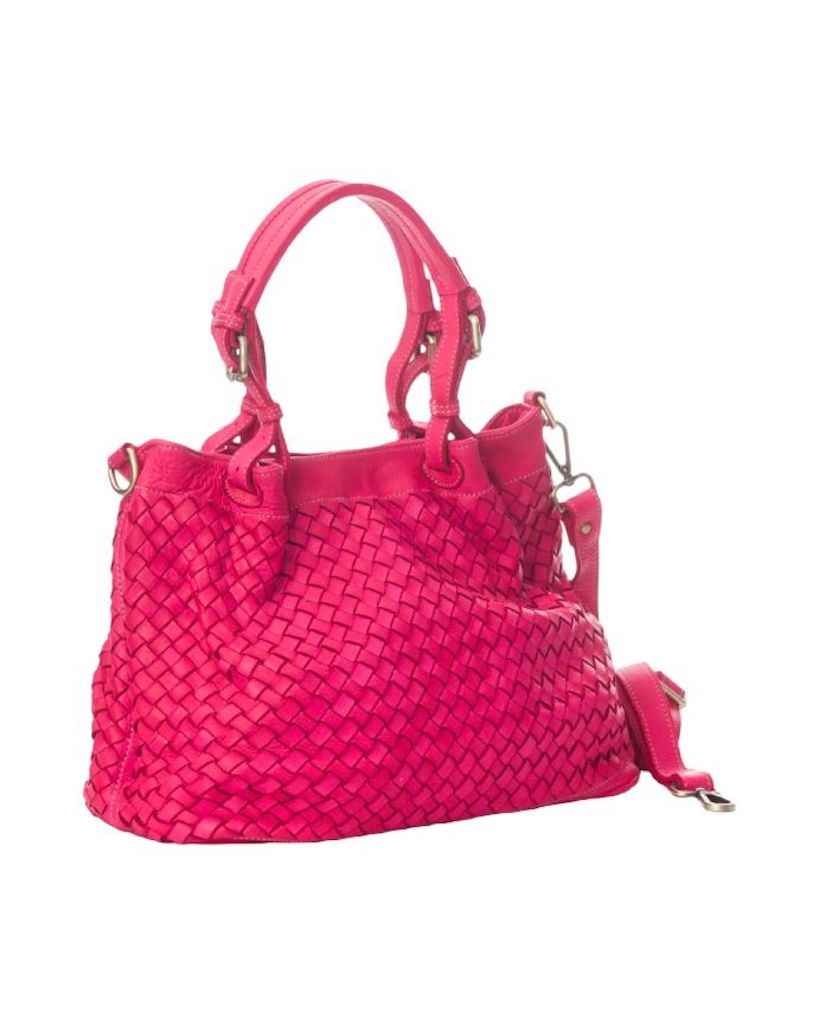 BZNA Bag Fina small Fuxia Pink Italy Designer Damen Handtasche Schultertasche Tasche Shopper Neu