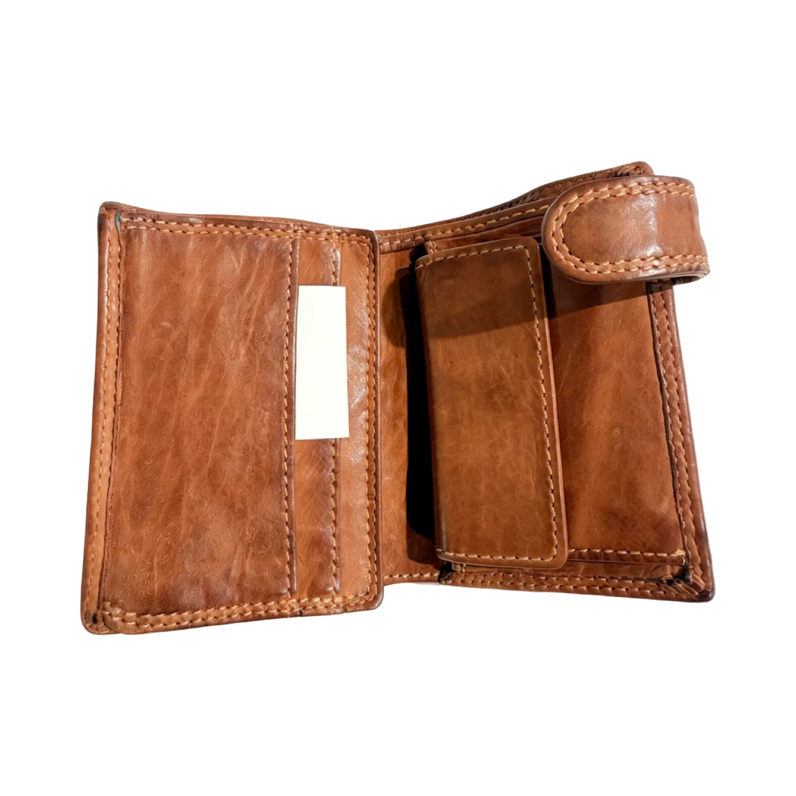 BZNA Berlin WPF82 cognac Wallet Clutch Leather Unisex Leder Portemonnaie Geldbörse Neu