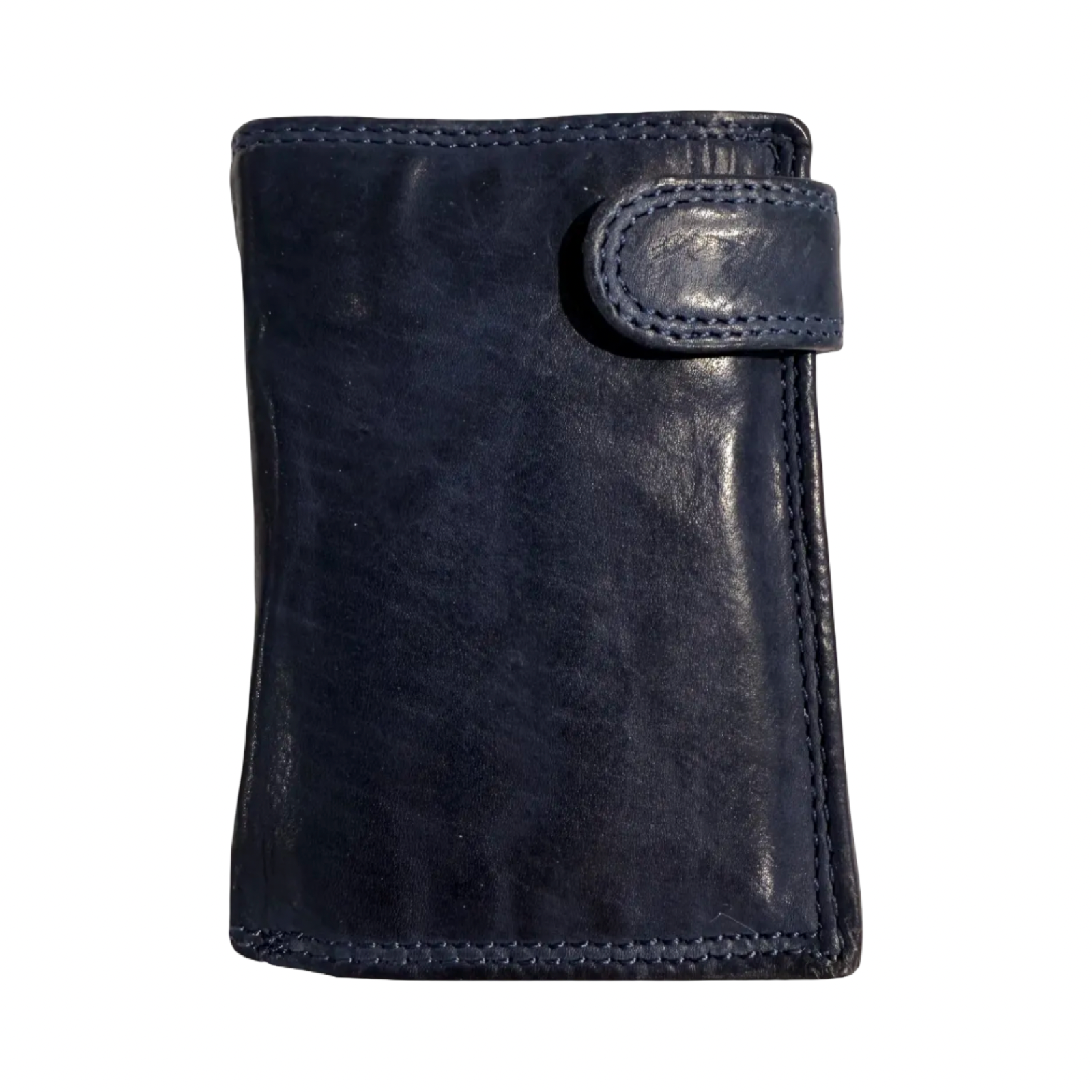 BZNA Berlin WPF82 Blau Wallet Clutch Leather Unisex Leder Portemonnaie Geldbörse Neu - B Z N A