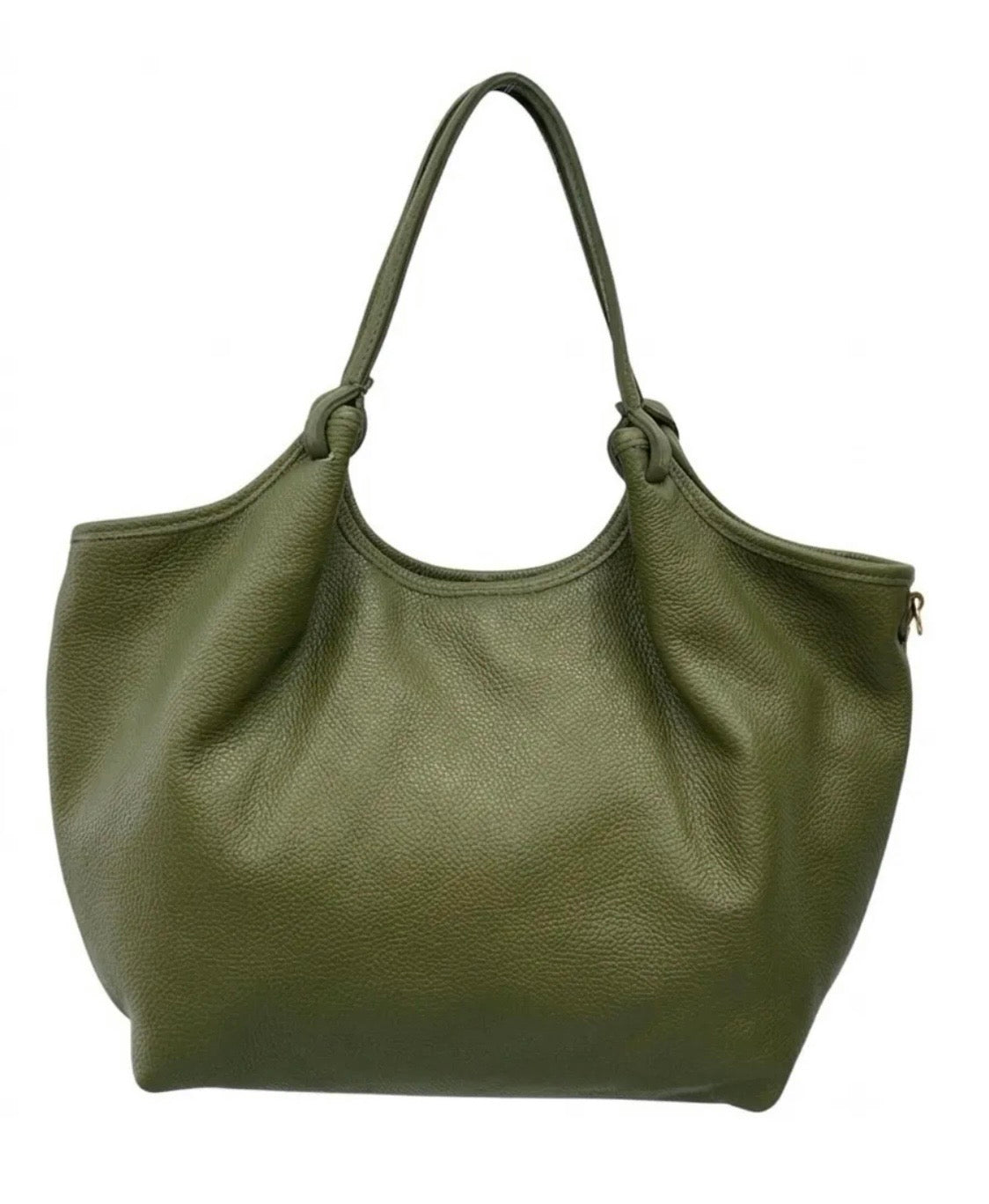 BZNA Bag Mette Verde Leder Italy Damen Shopper Handtasche Schultertasche Tasche - B Z N A