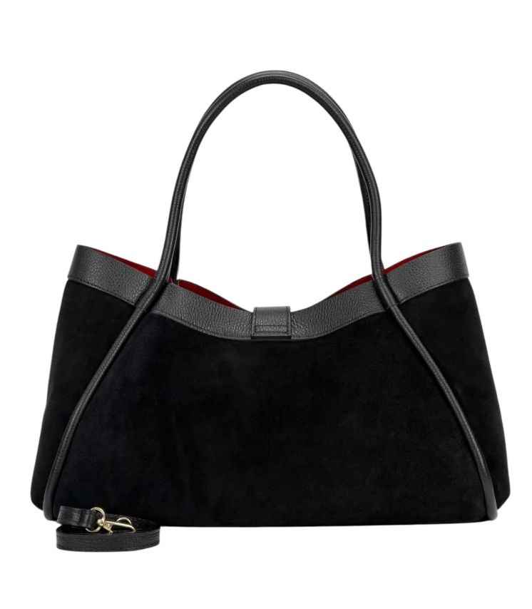 BZNA Bag Filiz Blau Wildleder Italy Damen Handtasche Schultertasche Tasche