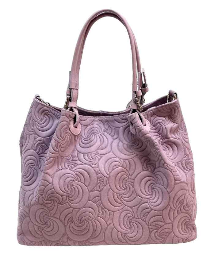 BZNA Bag Amia Lilla geprägt Leder Italy Damen Shopper Handtasche Schultertasche Tasche