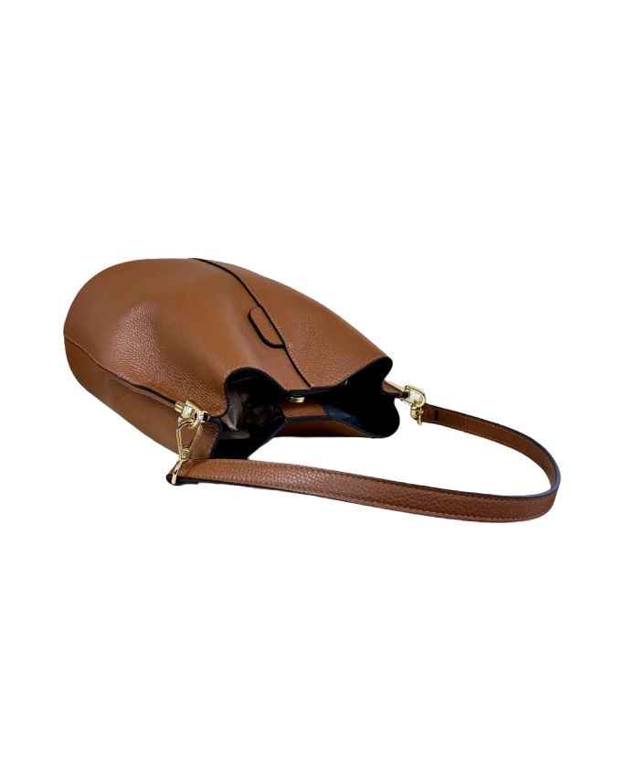 BZNA Bag Shirinia Bordeaux Leder Italy Damen Handtasche Schultertasche Tasche