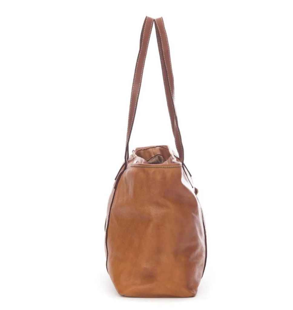 BZNA Bag Lotta Weinrot Italy Designer Damen Tasche Handtasche Schultertasche Leder Shopper Neu
