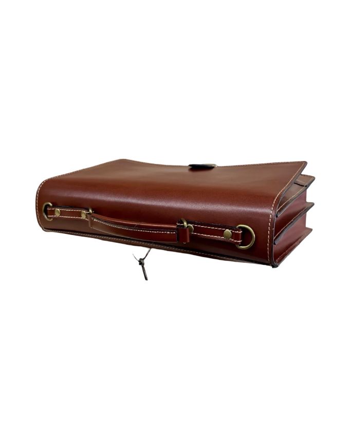 BZNA Bag Ivo Moro Business Aktentasche Designer Ledertasche Schultertasche Unisex - B Z N A