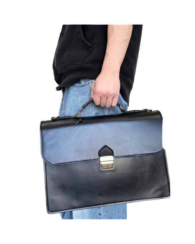 BZNA Bag Piet Moro Business Aktentasche Designer Ledertasche Schultertasche Unisex